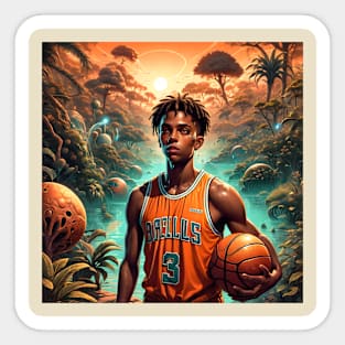 A basketball player animation Sticker